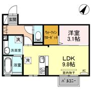 マリオン Ⅳの間取り画像