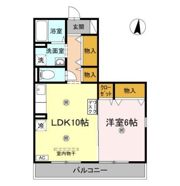 ジュネス北御座の間取り画像