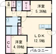 アルファスクエア花園5丁目の間取り画像