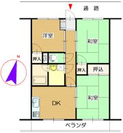 マンションONOの間取り画像