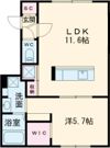 ノルフィーノ美園Ⅲの間取り画像