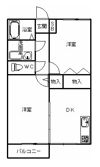 ビュー金上 Bの間取り画像