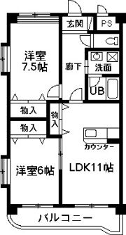 NNMマンションAの間取り画像