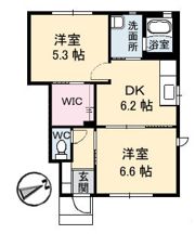 フェリーチェA棟の間取り画像