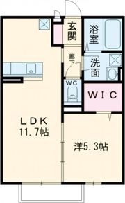 クレールⅥの間取り画像