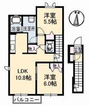 メゾンドフルール B棟の間取り画像