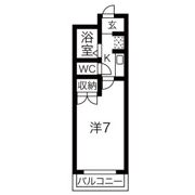 ハイツかなれの間取り画像