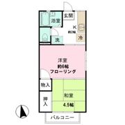 ドエル中野島Aの間取り画像
