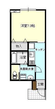 アバンティ鐘紡町の間取り画像