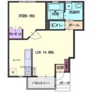 ARIETTA金ケ崎 (アリエッタ)の間取り画像