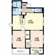 セントサウスティンの間取り画像