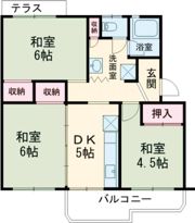 おとわハイツの間取り画像