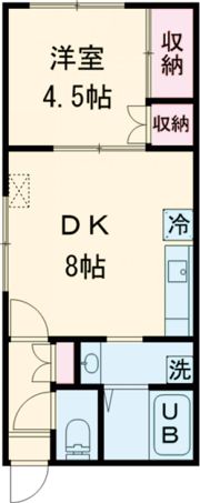 シティハイムワンセルフⅡの間取り画像
