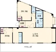 レジデンス螢茶屋の間取り画像
