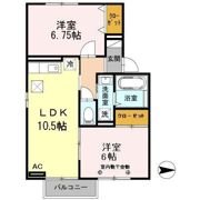 サンパティーク Aの間取り画像