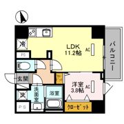 カーサ大手町の間取り画像