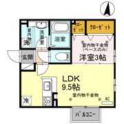 VILLAGRANDEEⅡ～ｳﾞｨﾗｸﾞﾗﾝﾃﾞⅡ～ B棟の間取り画像