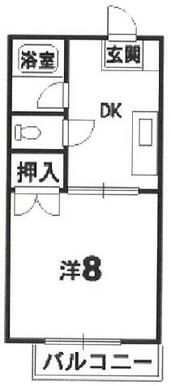 コーポエイトの間取り画像