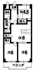ホープス勝瑞の間取り画像