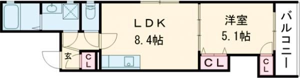 Gran QUALIOR北巽の間取り画像