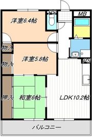 シェモア明正の間取り画像