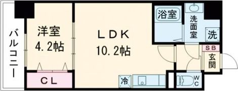 ルーカス長崎諫早Ⅱの間取り画像