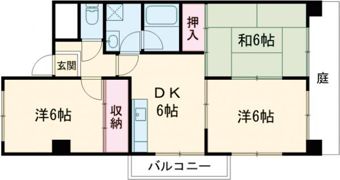 大曽根東マンションの間取り画像