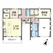 シャーメゾン笹口の間取り画像