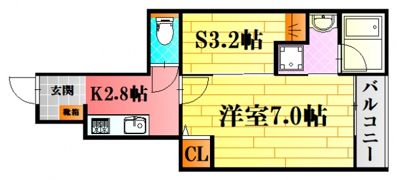 トラストコートⅡ番館の間取り画像