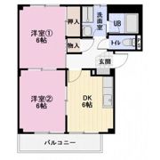 Surplus TwoローデアコートAの間取り画像