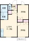ピュアパレスII Bの間取り画像