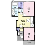 トレヴィスタ・坊所Ⅱの間取り画像