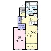 シャルマン田村Ⅱの間取り画像