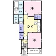 リュミエールBの間取り画像