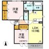 さくらプラザ夢 Aの間取り画像