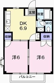 リバーサイドパレスの間取り画像