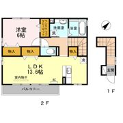 ハピネスの間取り画像