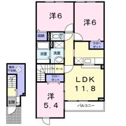 グレイスヴィラサンヨーJの間取り画像