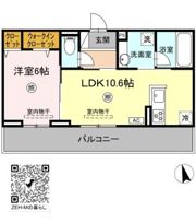 クレールRFの間取り画像