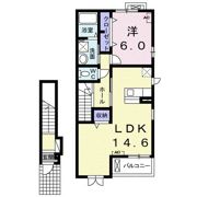 カーサ名森の間取り画像