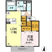 ディアコート早水 B棟の間取り画像