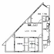 和田パークマンションの間取り画像