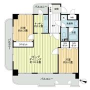 ライオンズマンション熊高前の間取り画像