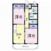 リバーサイドハイツの間取り画像