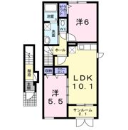 メゾン 花はなⅠの間取り画像