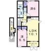 メゾン 花はなⅠの間取り画像