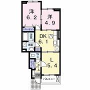プリマベーラ Dの間取り画像
