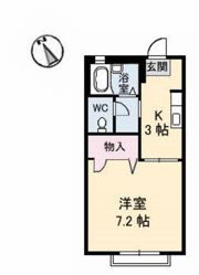 ブルックハイム Cの間取り画像