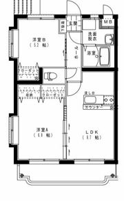 アンシャンテIIの間取り画像