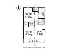 ディアコートⅡの間取り画像